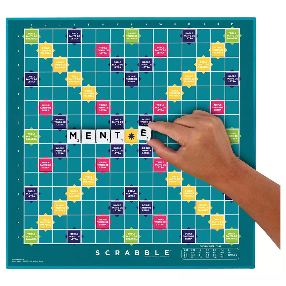 Scrabble 2 en 1 Colaborativo HXM54: Juego de mesa - Edad 8+