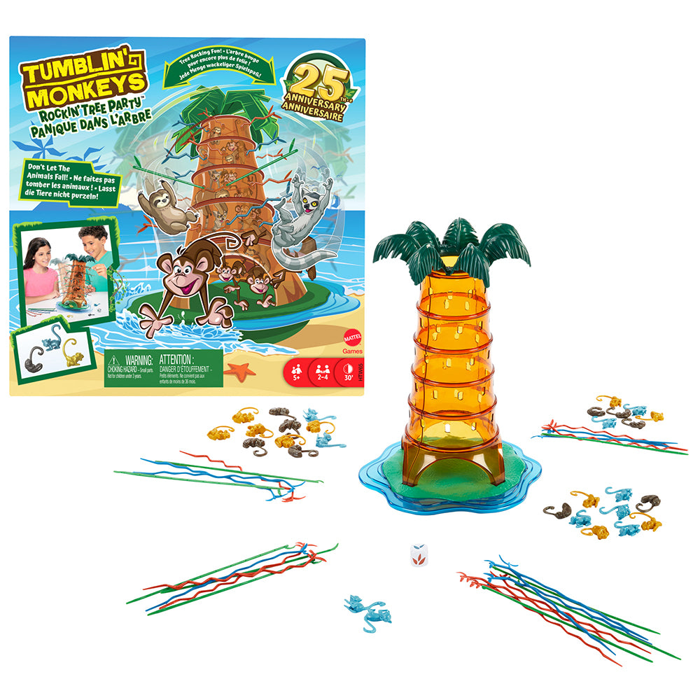 Kids Games Monos Locos 25 Aniversario HTW65: Juego de mesa - Edad 5+