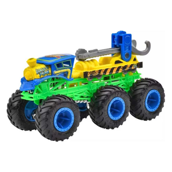 Hot Wheels Monster Trucks Camiones Remolque Escala 1:64 Loco Punk HWN86