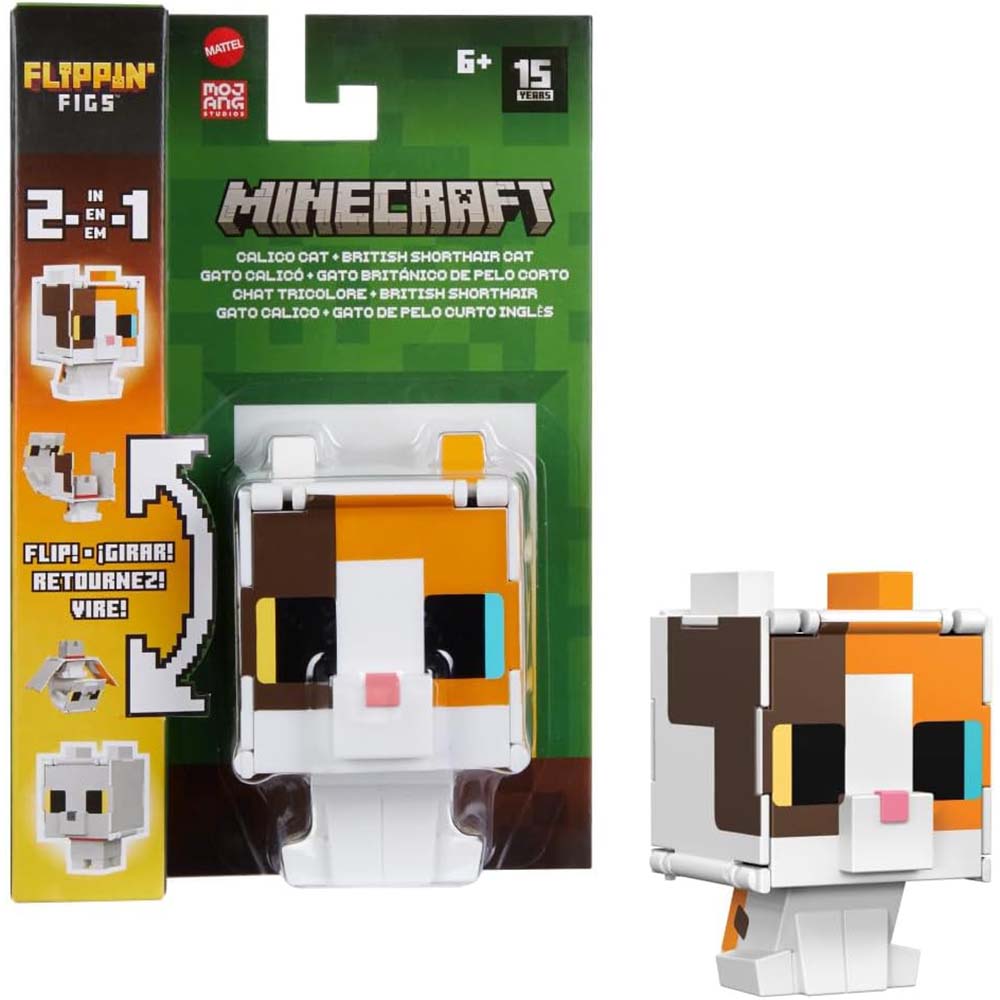 Minecraft Flippin Figs de 3.75" Gato HTL43
