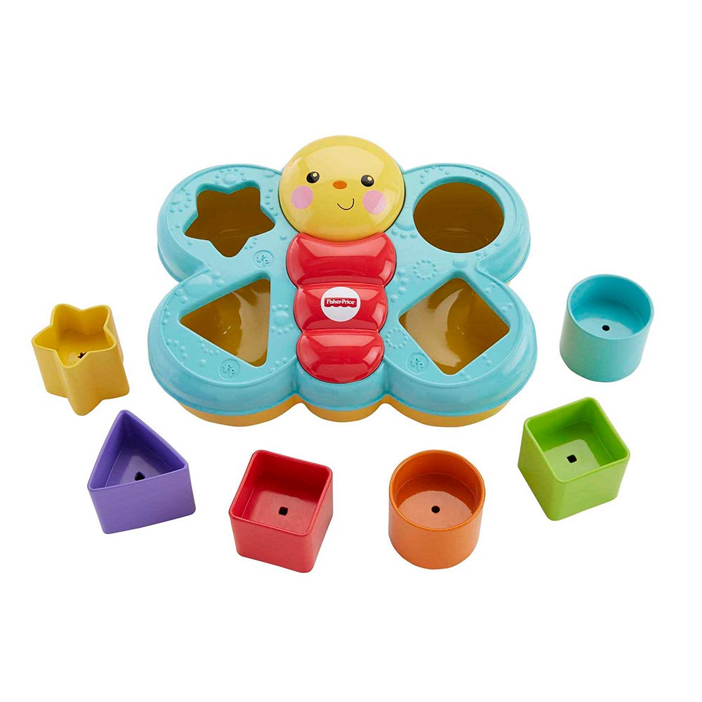 Fisher-Price Mariposa de Bloques Divertidos CDC22 - Edad 9 meses+