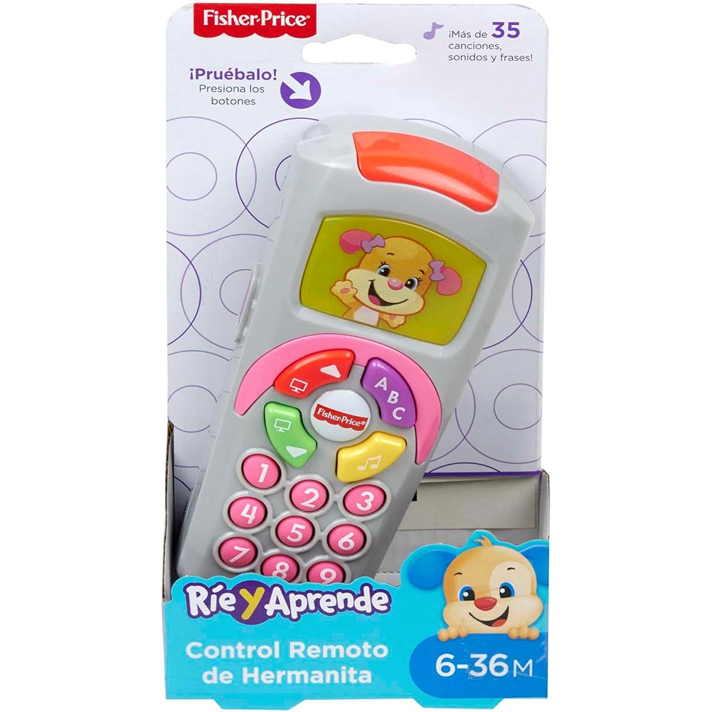 Fisher Price Ríe y Aprende Control Remoto Hermanita HXB74 - Edad 9 meses+