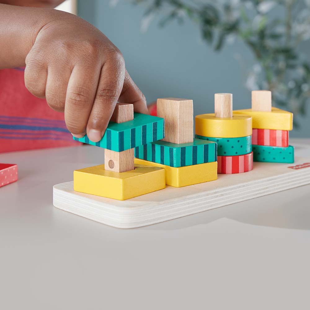 Fisher-Price Juguete Clasificador de Formas de Madera HXV05 - Edad 9 meses+