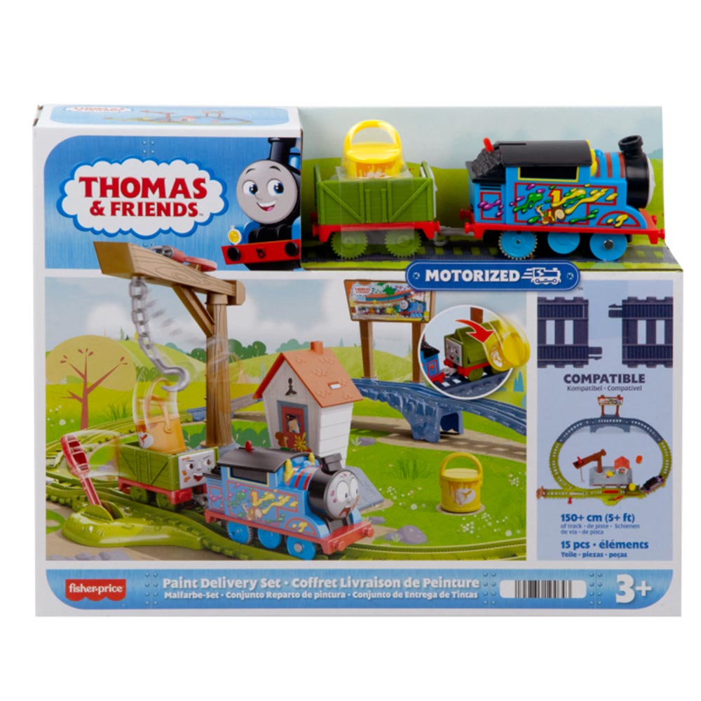 THOMAS FRIENDS PISTA DE ENTREGA DE PINTURA HTN34 Juguetibici eCommerce