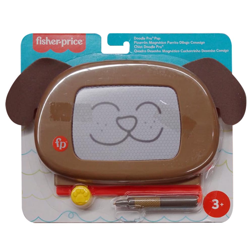 Fisher-Price Pizarrón Magnético Dibuja Conmigo Perrito HYC27: Pizarras de dibujo - Edad 9 meses+