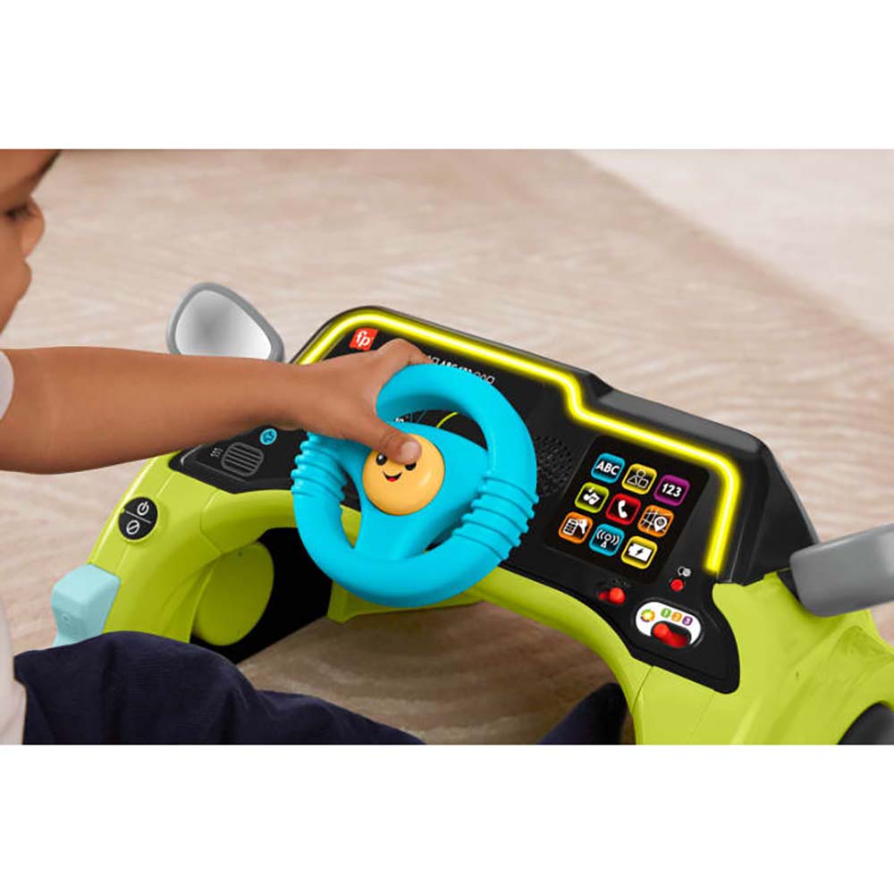 Fisher-Price Ríe y Aprende Volante de Actividades Interactivas HYP34 - Edad 9 meses+