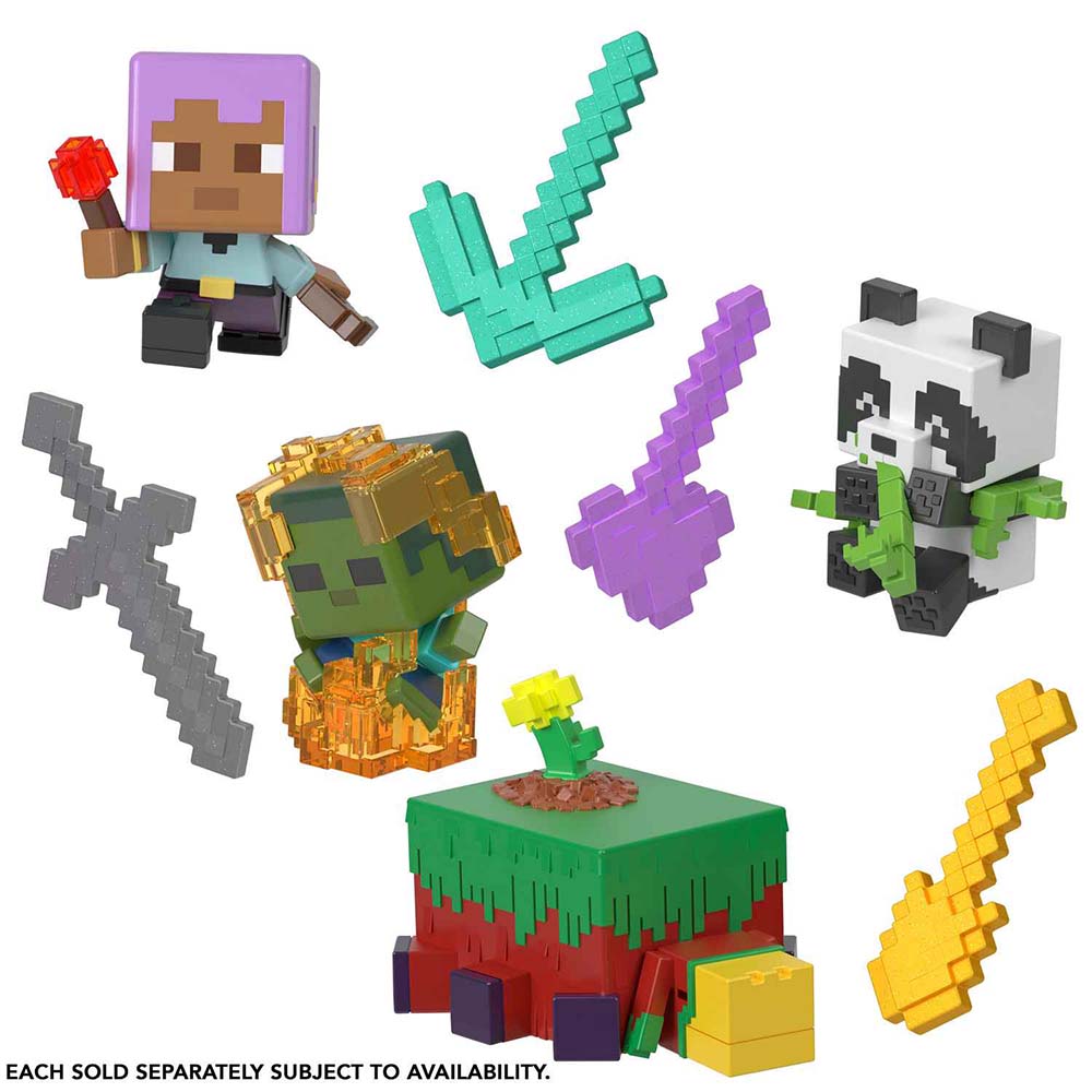 Minecraft Colección De Figuras Mini Mode Mining (Modelos aleatorios) HTK99: Coleccionable sorpresa - Edad 6+
