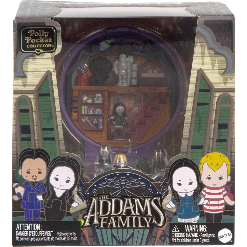 POLLY POCKET COMPACTO COLLECTOR FAMILIA ADDAMS HXW25