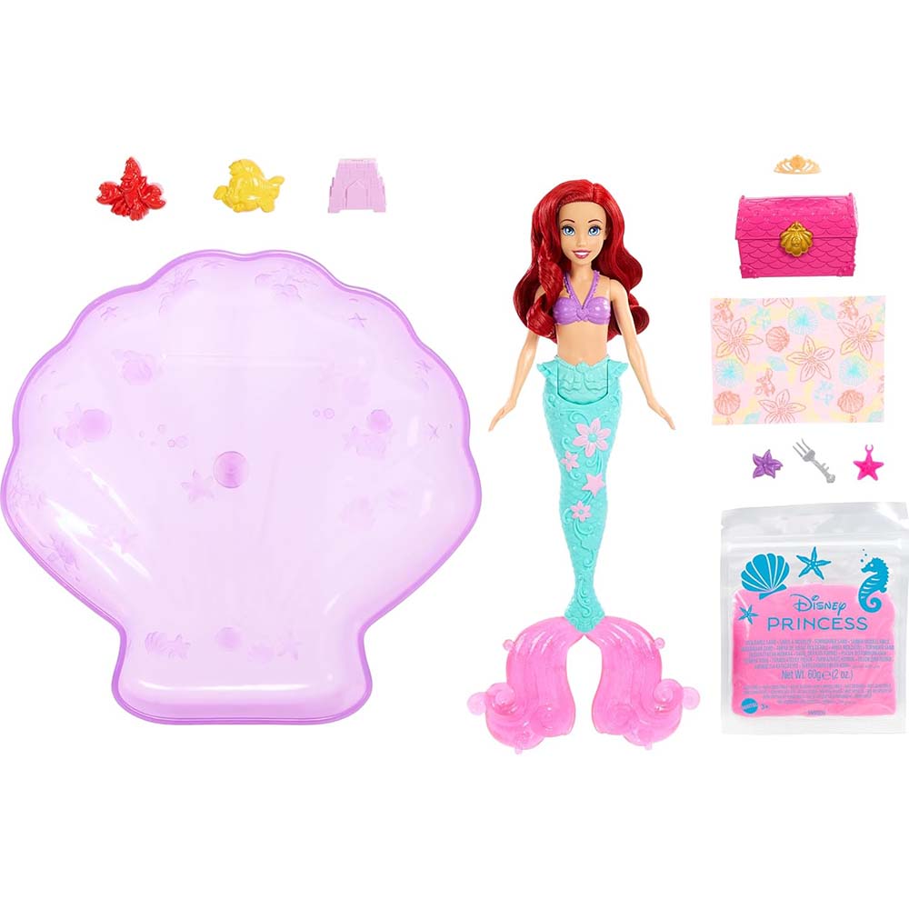 Disney Princess Disney Princesa Ariel Fiesta en la Piscina HWB39: Muñeca - Edad 3+