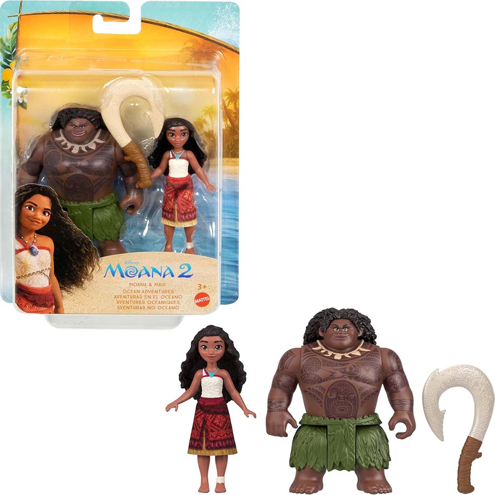 disney Moana y Maui Aventuras en el Océano JDD44: Muñeca - Edad 3+
