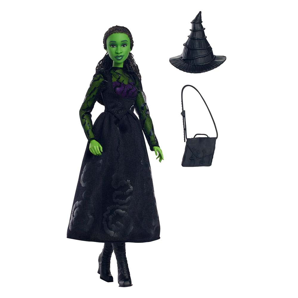 Wicked Muñeca Elphaba HXT62, muñecas y muñecos