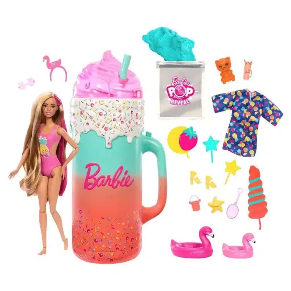 Barbie Pop Reveal Set de Smoothie Tropical HRK57 - Edad 3+