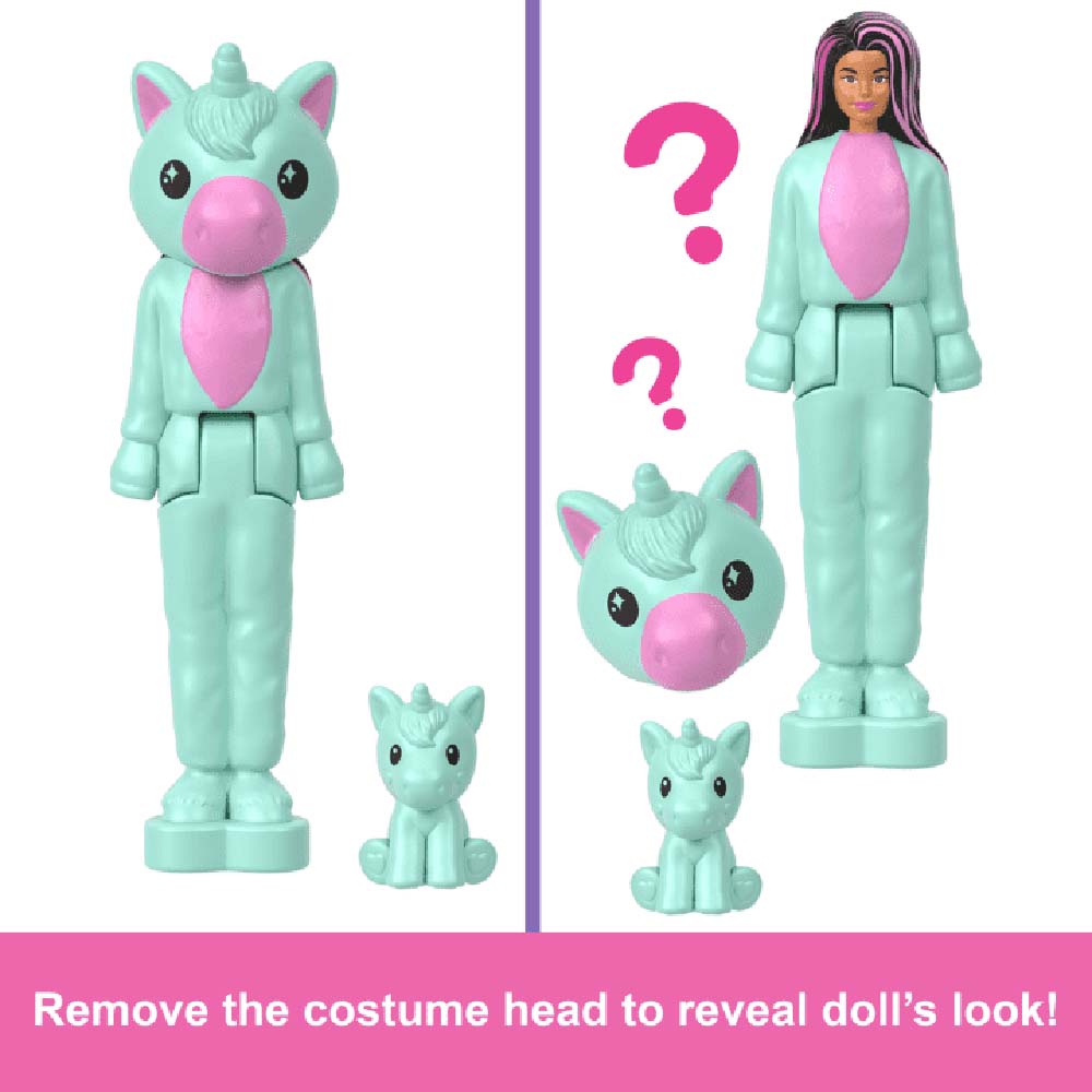 Barbie Mini Barbieland Cutie Reveal y mascota HYM25: Coleccionable sorpresa - Edad 3+