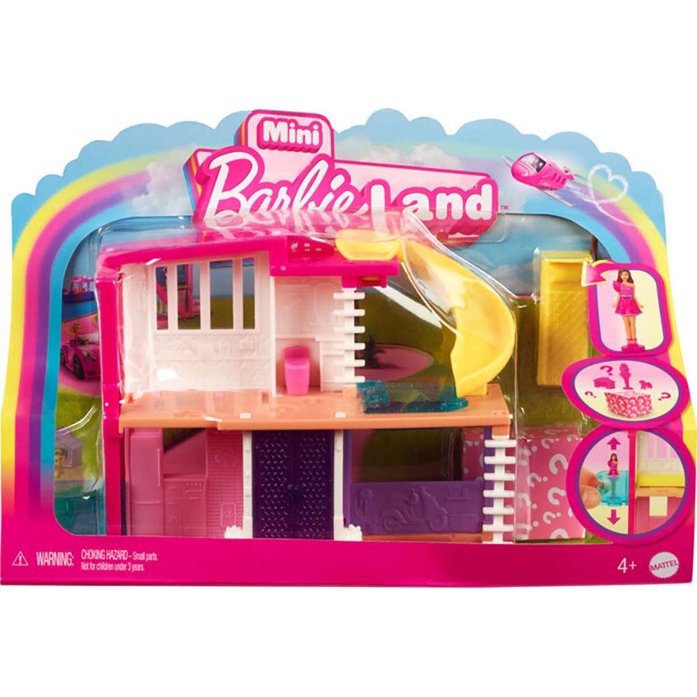 Barbie Mini BarbieLand Tobogán Amarillo HYF44 – Juguetibici eCommerce