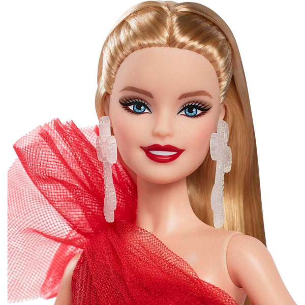 Barbie Signature Muñeca de Colección Holiday Doll Cabello Rubio HRM61