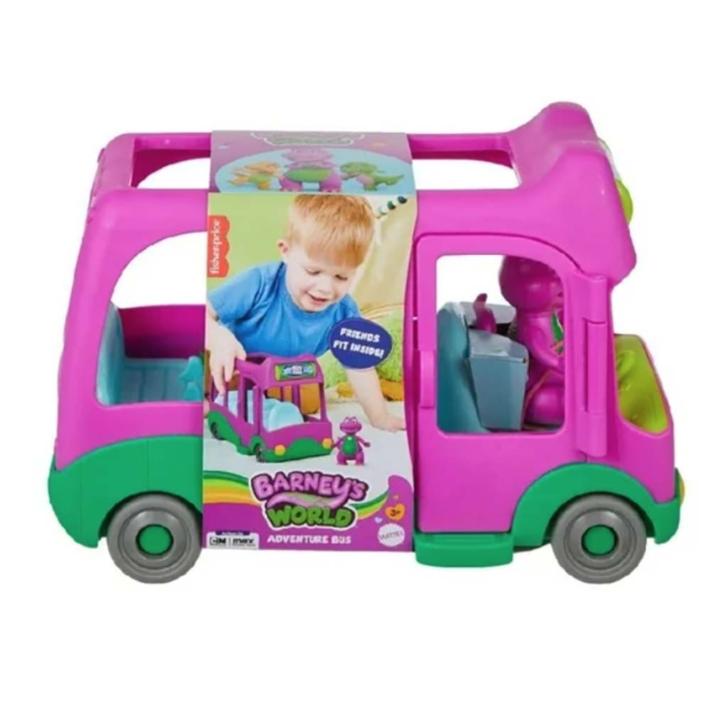Barney's World Autobús de Aventuras HYG95, vehículos de juguete