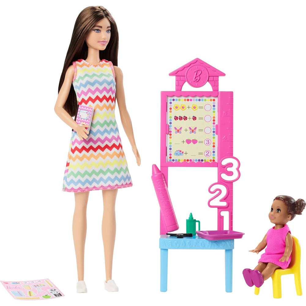 Barbie Set de Profesiones Profesora JCR71: Muñeca - Edad 4+