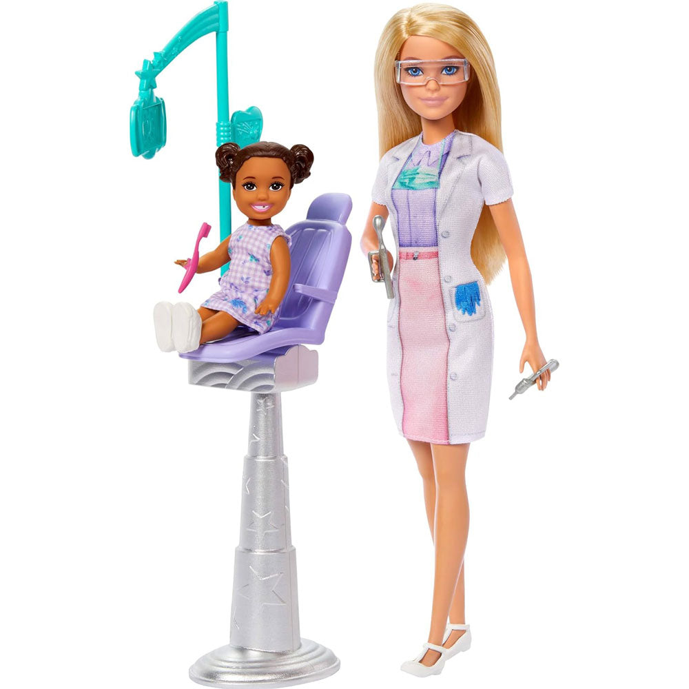 Barbie Set de Profesiones Dentista JCR71: Muñeca - Edad 4+