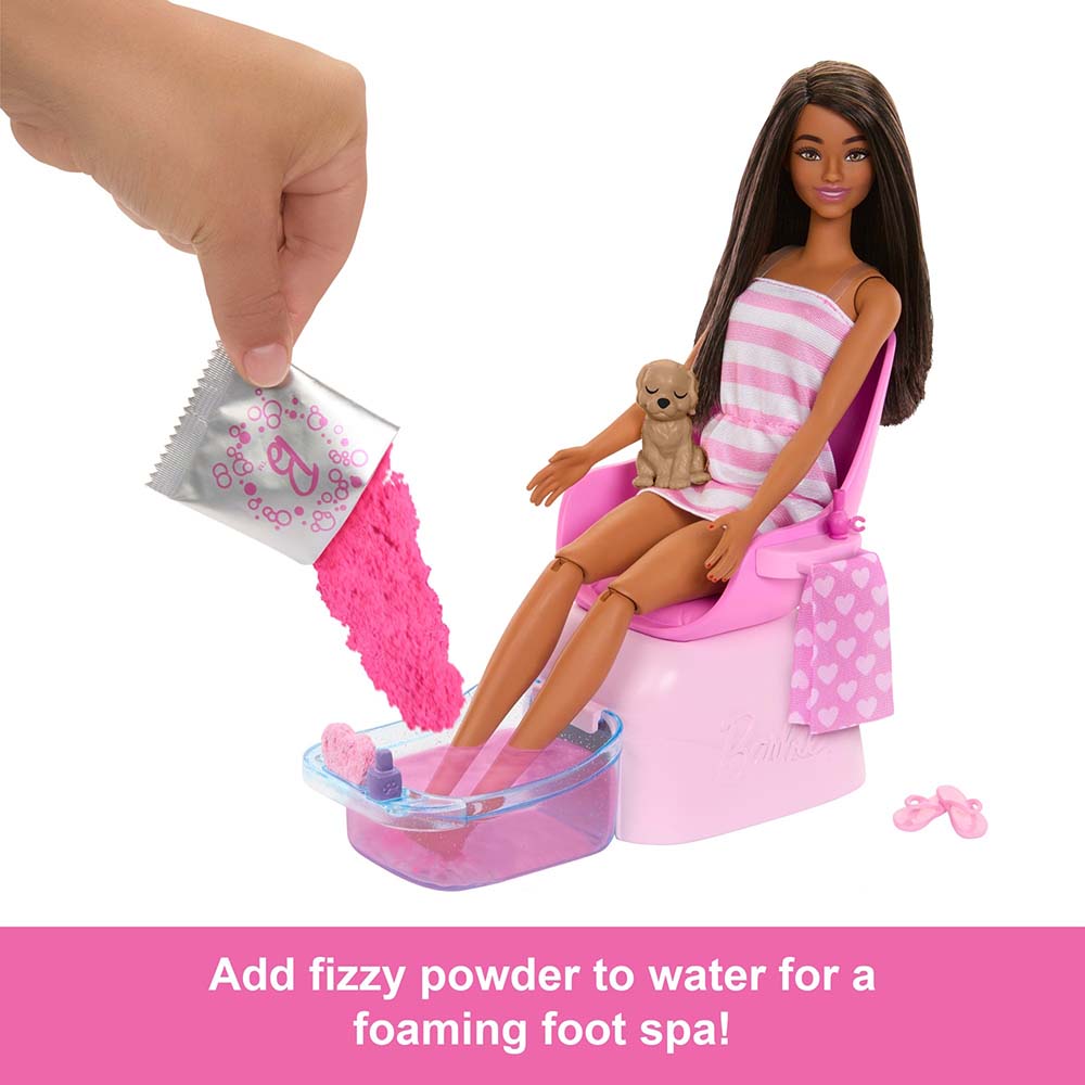 Barbie Spa de Manicure y Pedicure HYV30, sets de juego