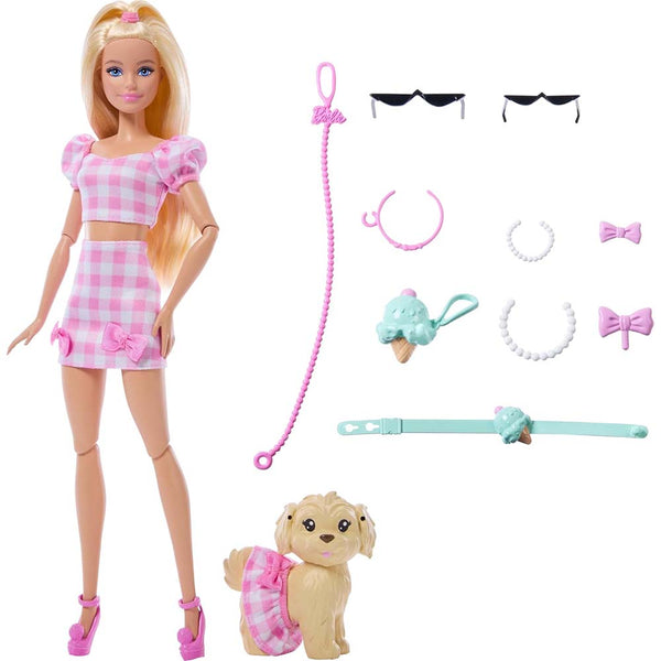 Barbie Vestidos Iguales Malibu Y Perrito JFP36