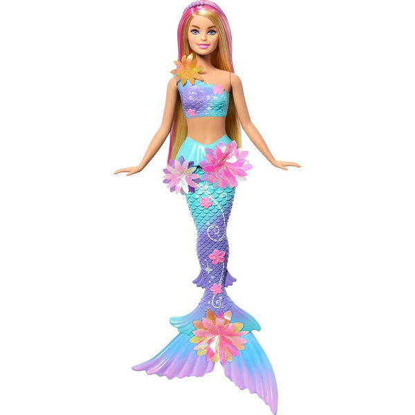 Barbie Fantasía Sirena con Transformación de Flores JDM72