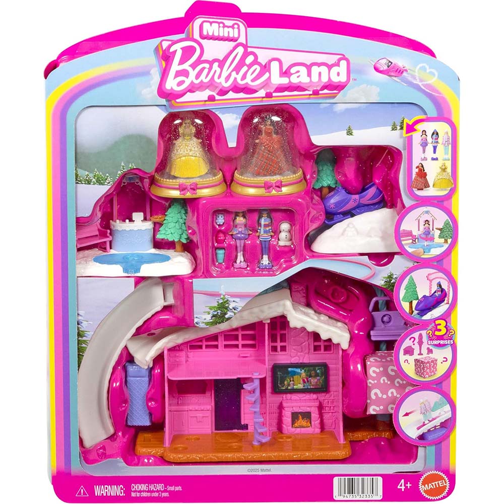 Barbie Mini BarbieLand Set de Juego Paquete Mundo Miniatura JGW15, sets de juego