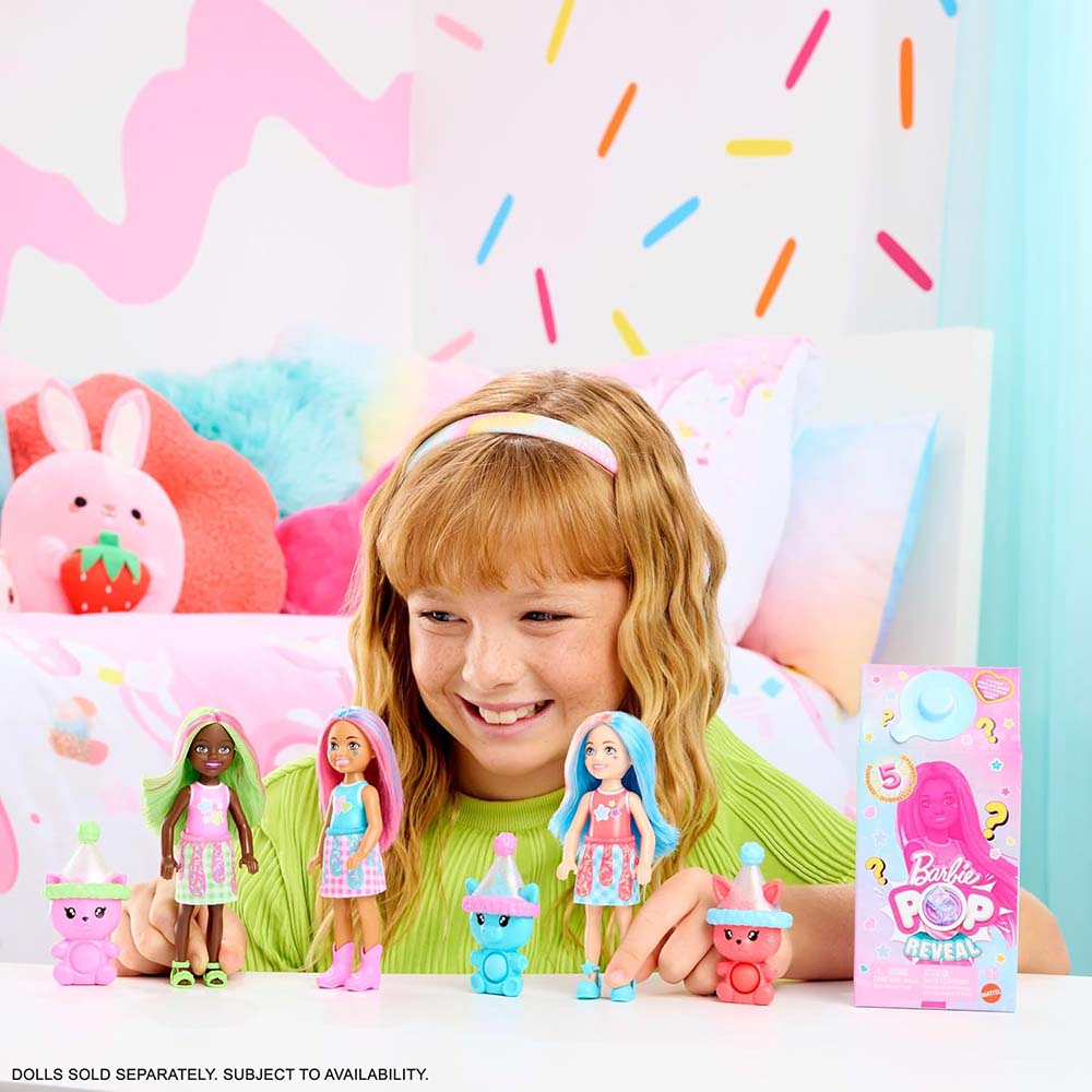 Barbie Pop Reveal Chelsea Temática de Animalitos JDM08: Muñeca - Edad 3+