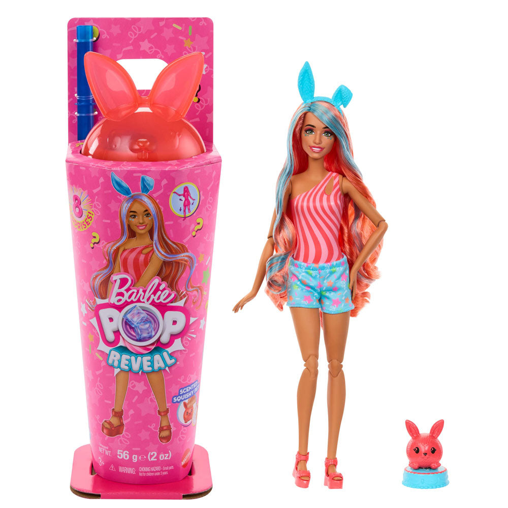 Barbie Pop Reveal Temática de Animalitos Conejo JCN85