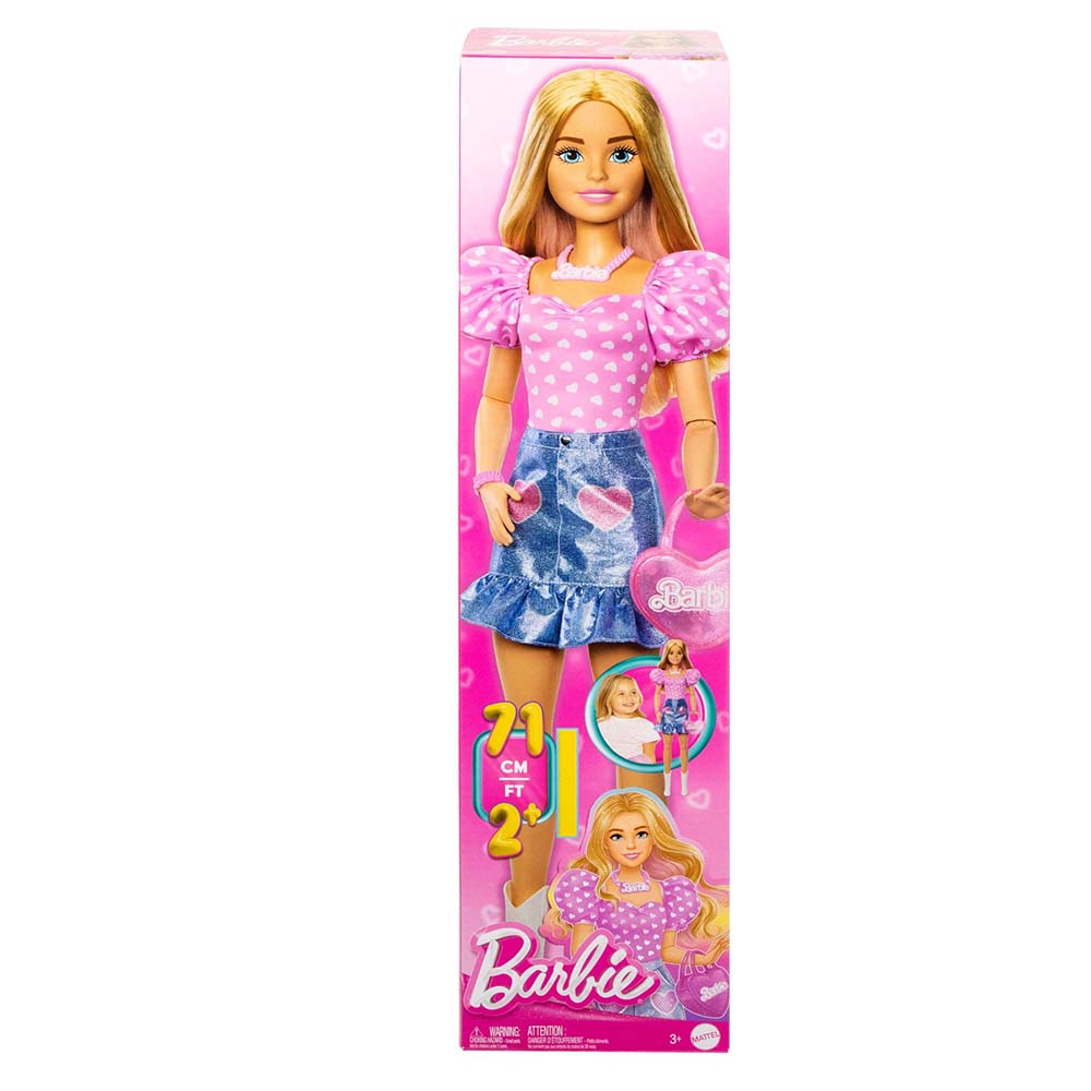 Barbie Muñeca de 71.1 cm Ropa Intercambiable & Accesorios HYT84, muñecas y muñecos