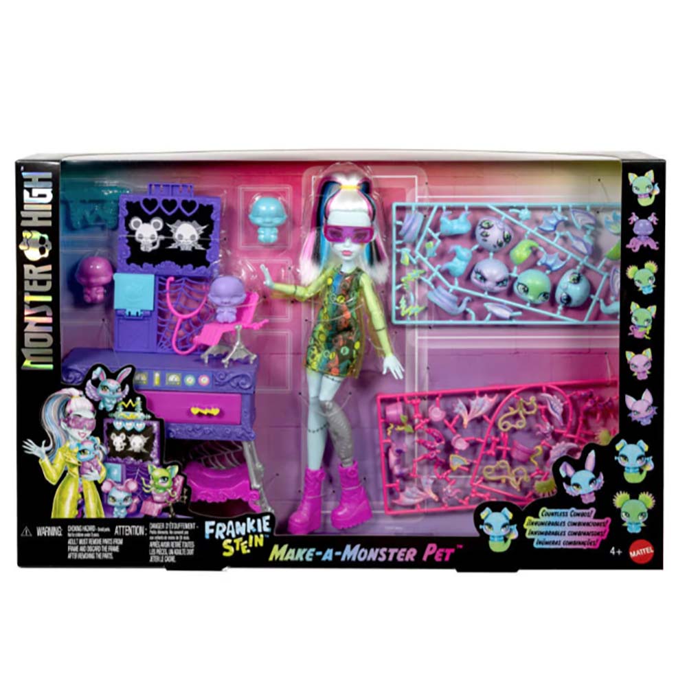 Muñeca Monster High Crea tu Mascota Monstruosa JBF18