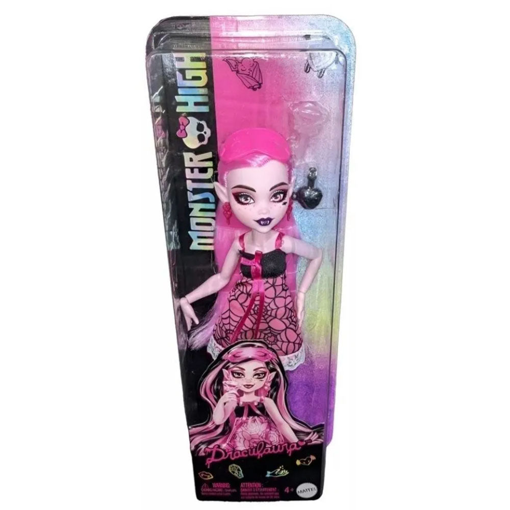 Monster High Pijamas Monstruosas Draculaura JGM42: Muñeca - Edad 6+