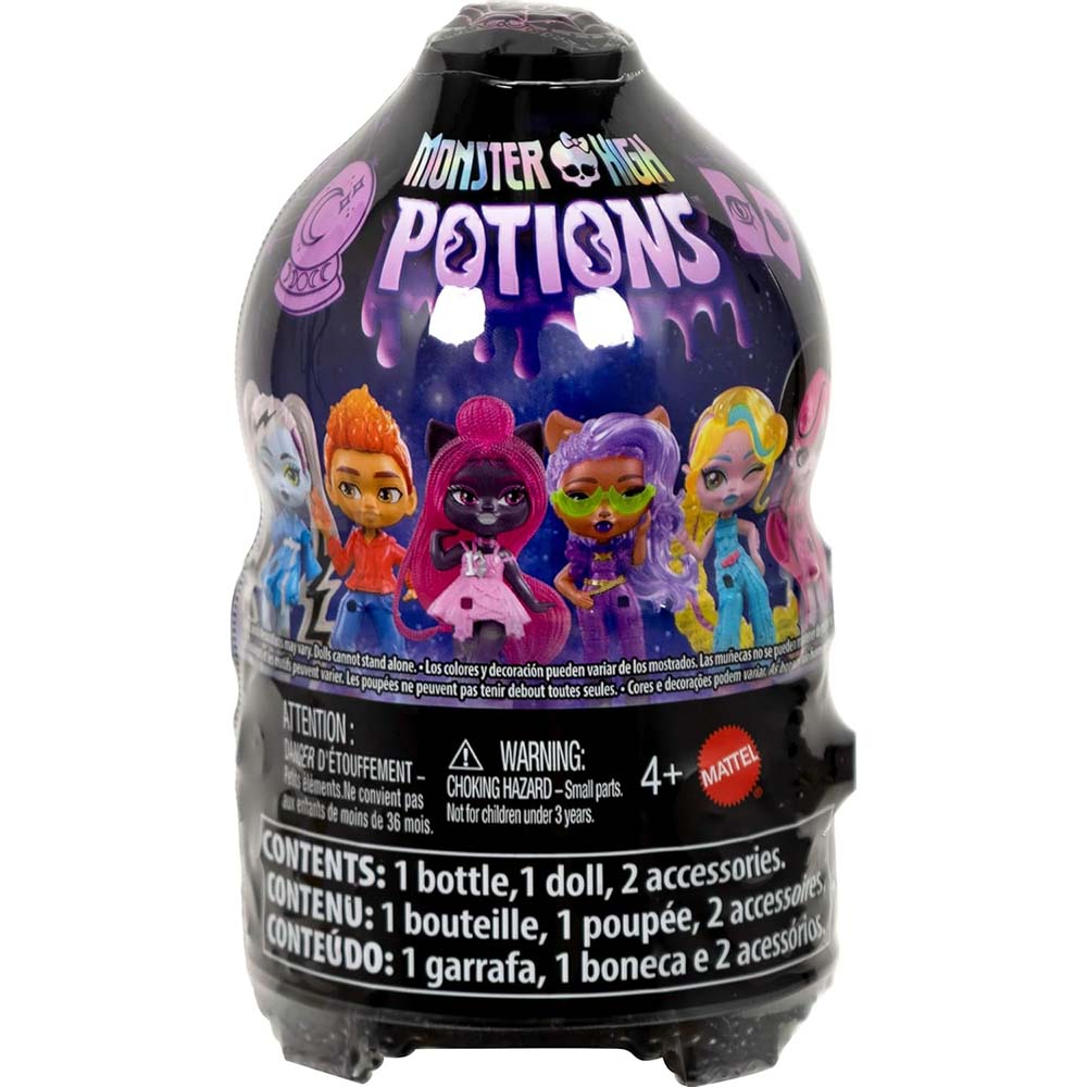 Monster High Potions Mini muñecas de bola de cristal JCX99, muñecas y muñecos