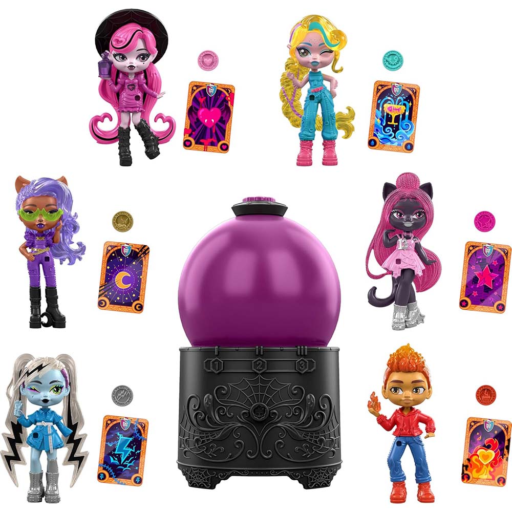 Monster High Potions Mini muñecas de bola de cristal JCX99, muñecas y muñecos