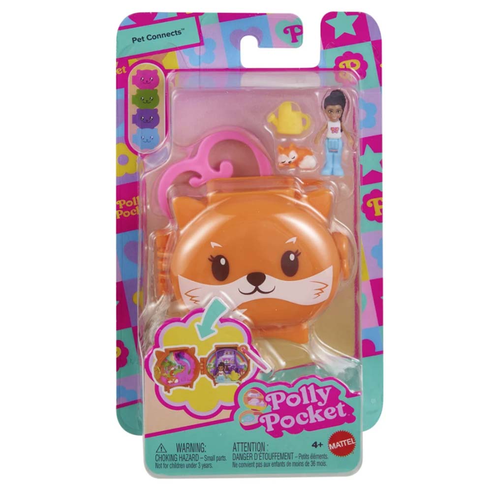 Polly Pocket Compacto Mini Mundo De Mascotas Zorro HMX20