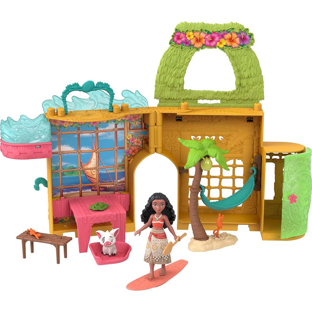 Disney Princess La Casa Isleña de Moana Apilable JDP58, muñecas y muñecos