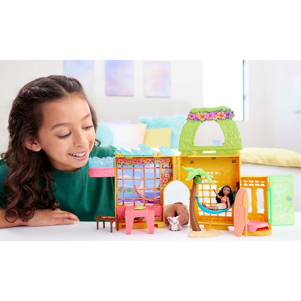 Disney Princess La Casa Isleña de Moana Apilable JDP58, muñecas y muñecos