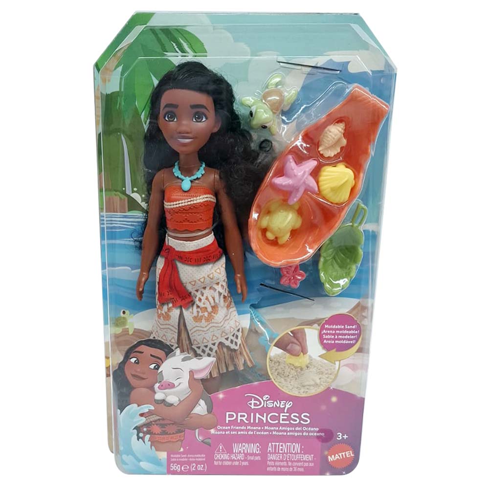 Disney Princess Moana con Tortuga Bebé JFC40, muñecas y muñecos