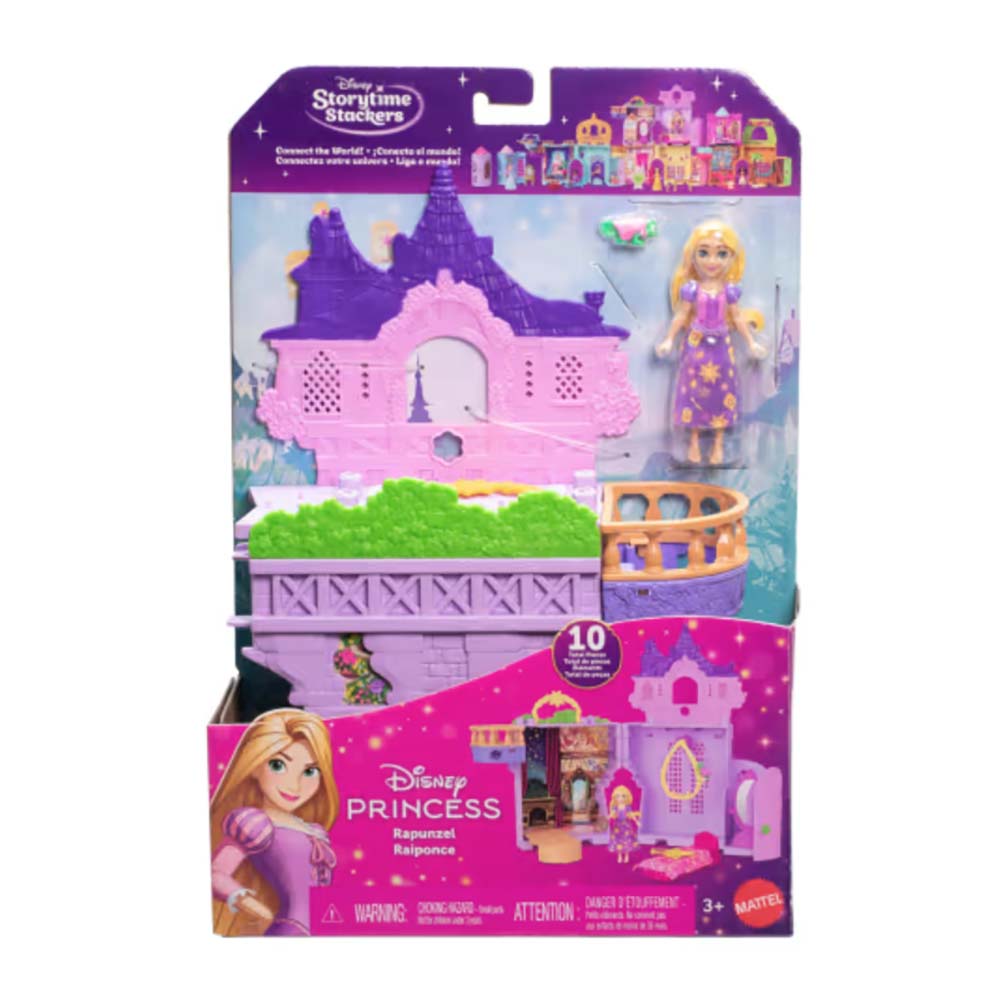 Disney Princess Castillo de Rapunzel Apilable JDP61, sets de juego