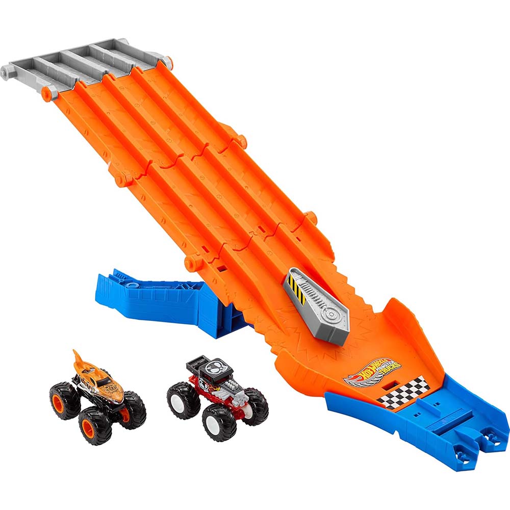 Hot Wheels Monster Trucks Pista de carreras JFR07, pistas y sets de vehículos