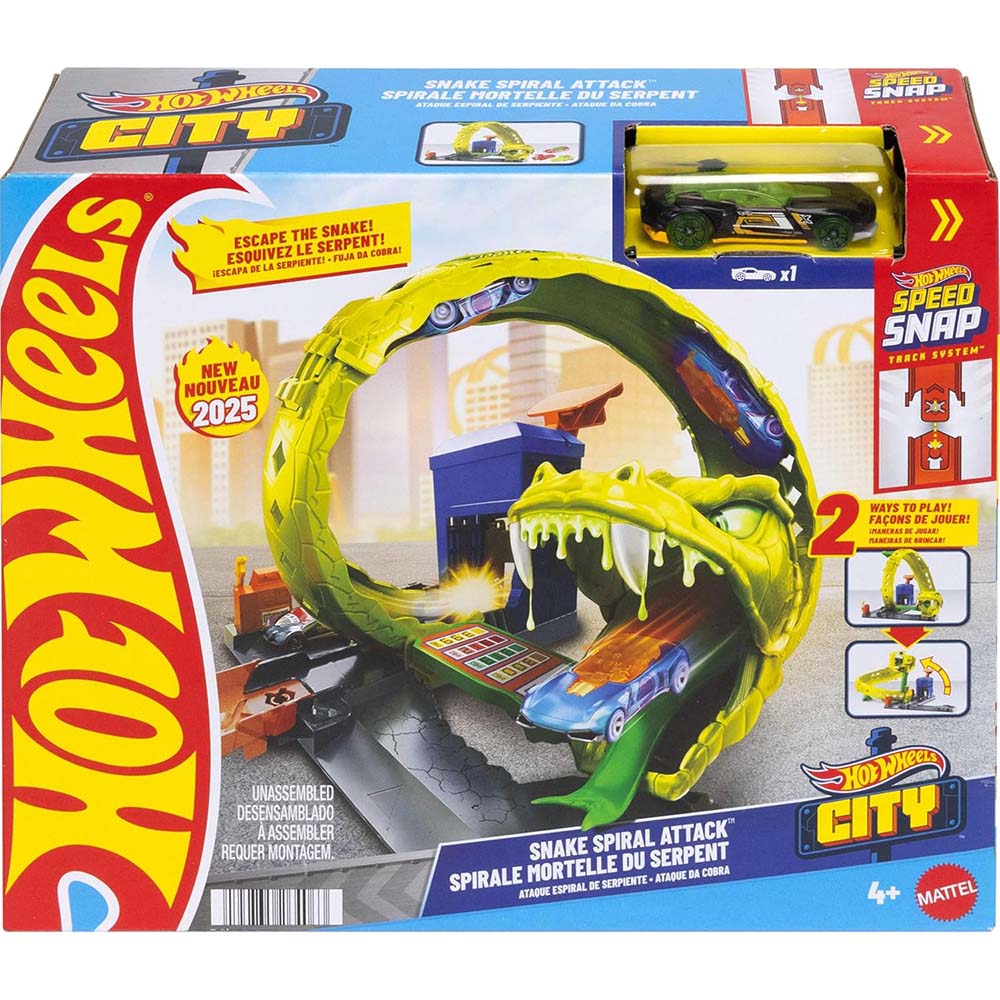 Hot Wheels City Serpiente JBM63, pistas y sets de vehículos
