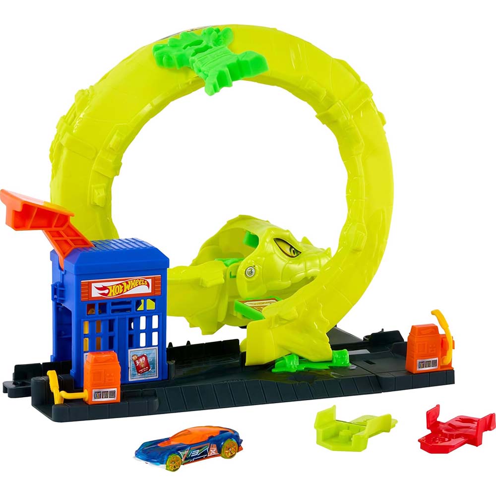Hot Wheels City Serpiente JBM63, pistas y sets de vehículos
