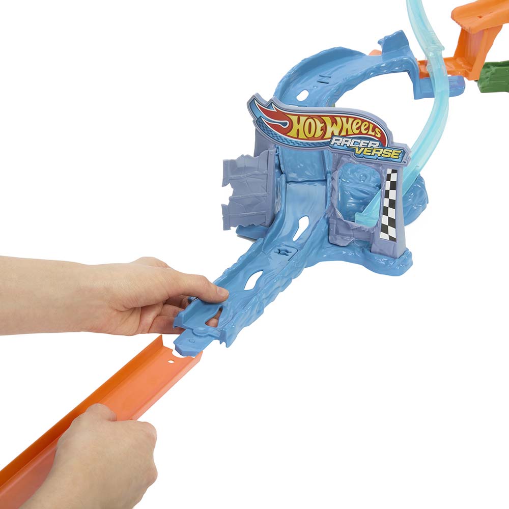 HW Raceverse Jurassic World Crash & Splash Track Set JFP32, pistas y sets de vehículos