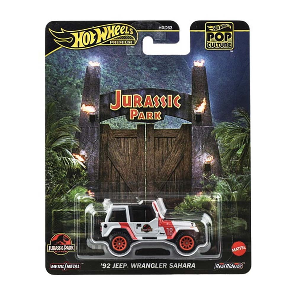 Hot Wheels Jurassic Park '92 Jeep Wrengler Sahara JBL59