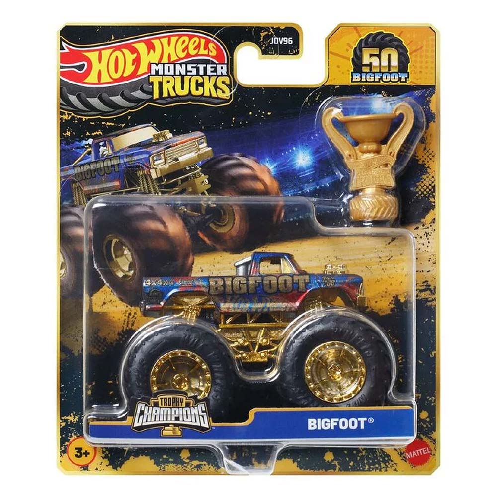 Hot Wheels Monster Trucks Trophy Champions BIGFOOT JDV96