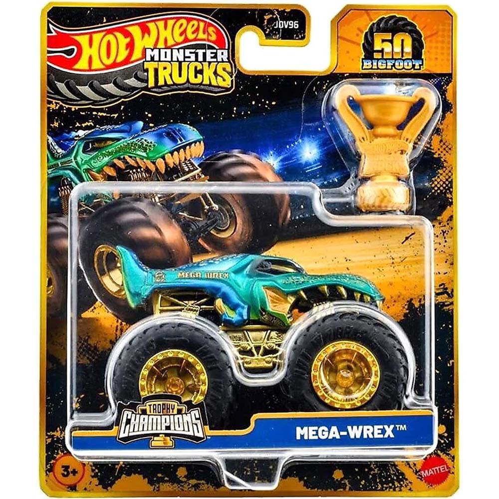 Hot Wheels Monster Trucks Trophy Champions Mega Wrex JDV96