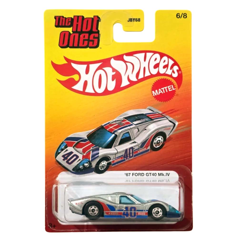 Hot Wheels The Hot Ones 67 FORD GT40 Mk.IV 6/8 JBY68