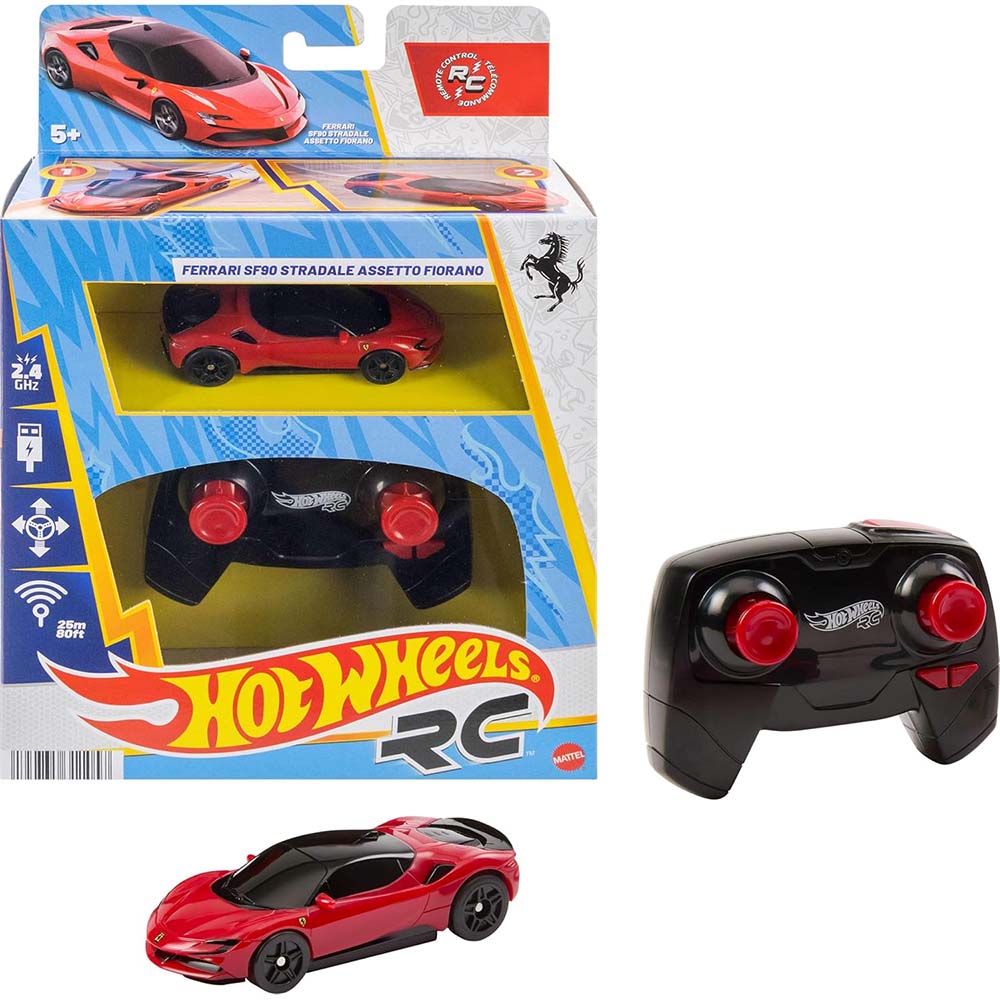 Hw Rc 1:64 Rosso, vehículos a control remoto a escala 1:64