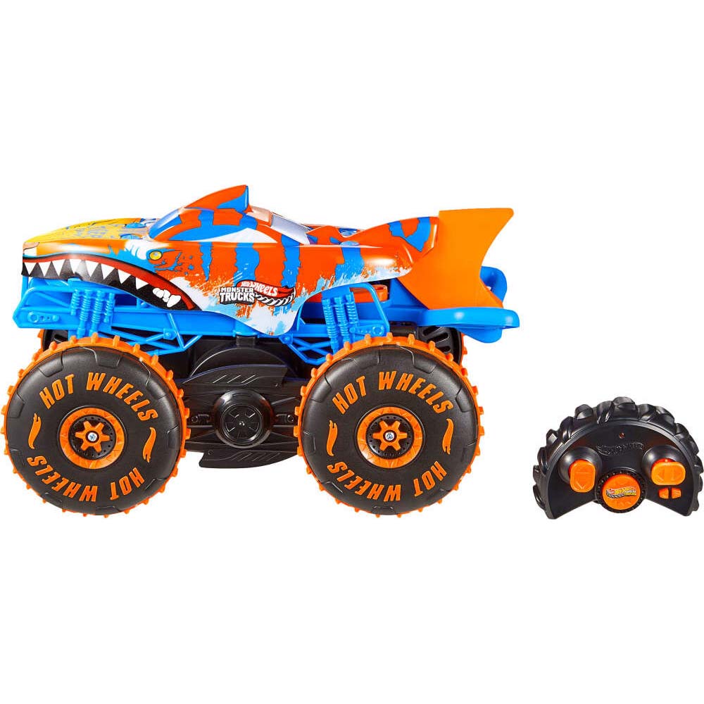 Hot Wheels Monster Trucks Tiger Shark Climber RC JFR39, vehículos y juguetes a control remoto