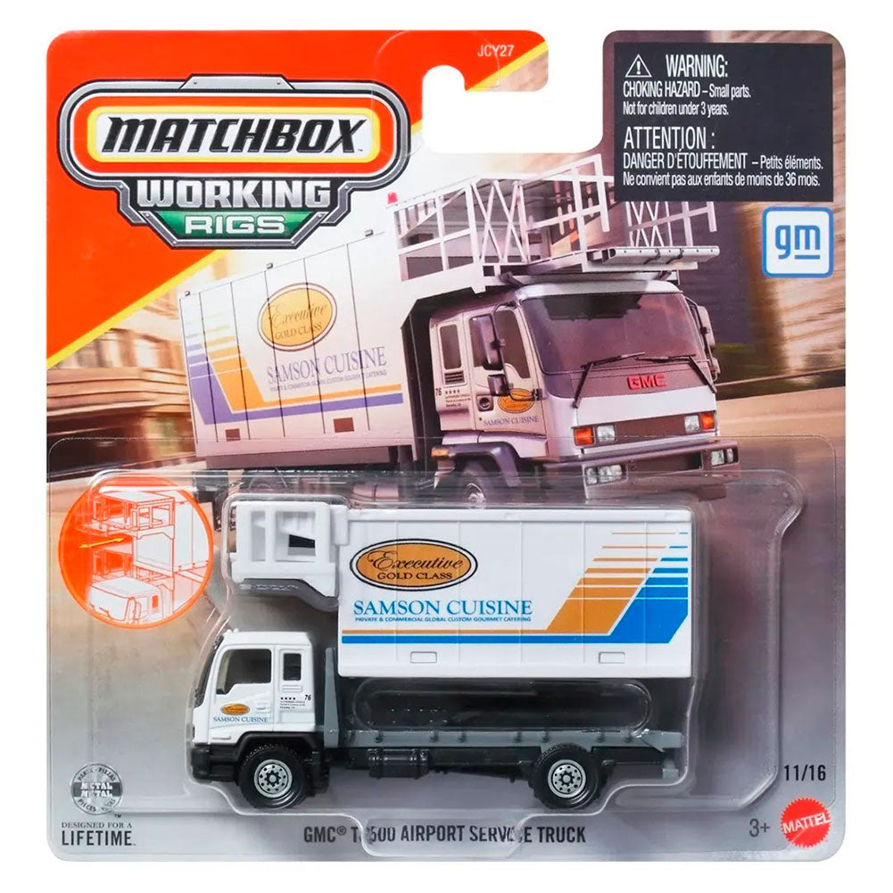 Matchbox Working Rigs GMC T8500 Airport Truck JCY27 – Juguetibici