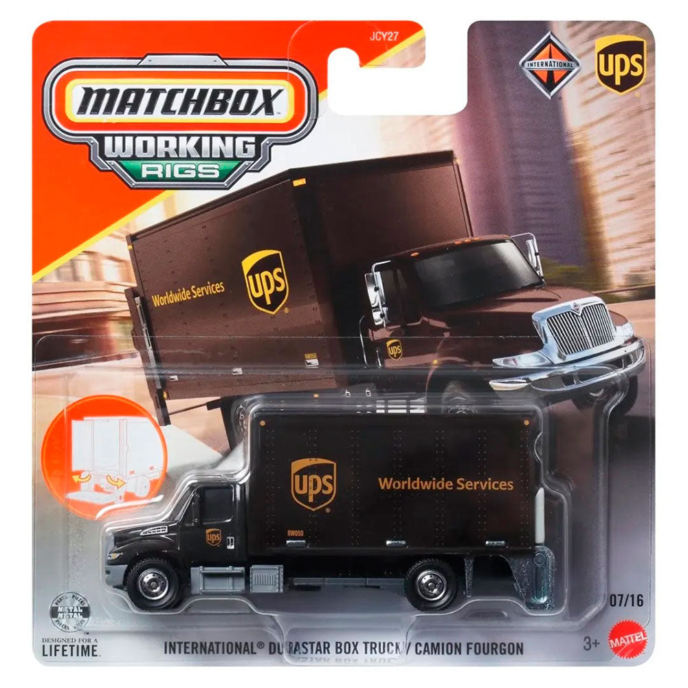 Matchbox Working Rigs International DuraStar Box Truck JCY27